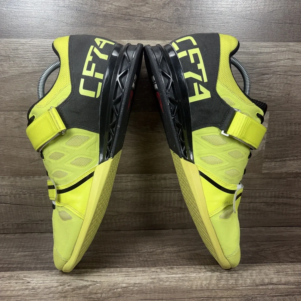 Reebok Crossfit CF74 Weight Lifting Yellow Black Mens US Size 12 109942482 Shoes